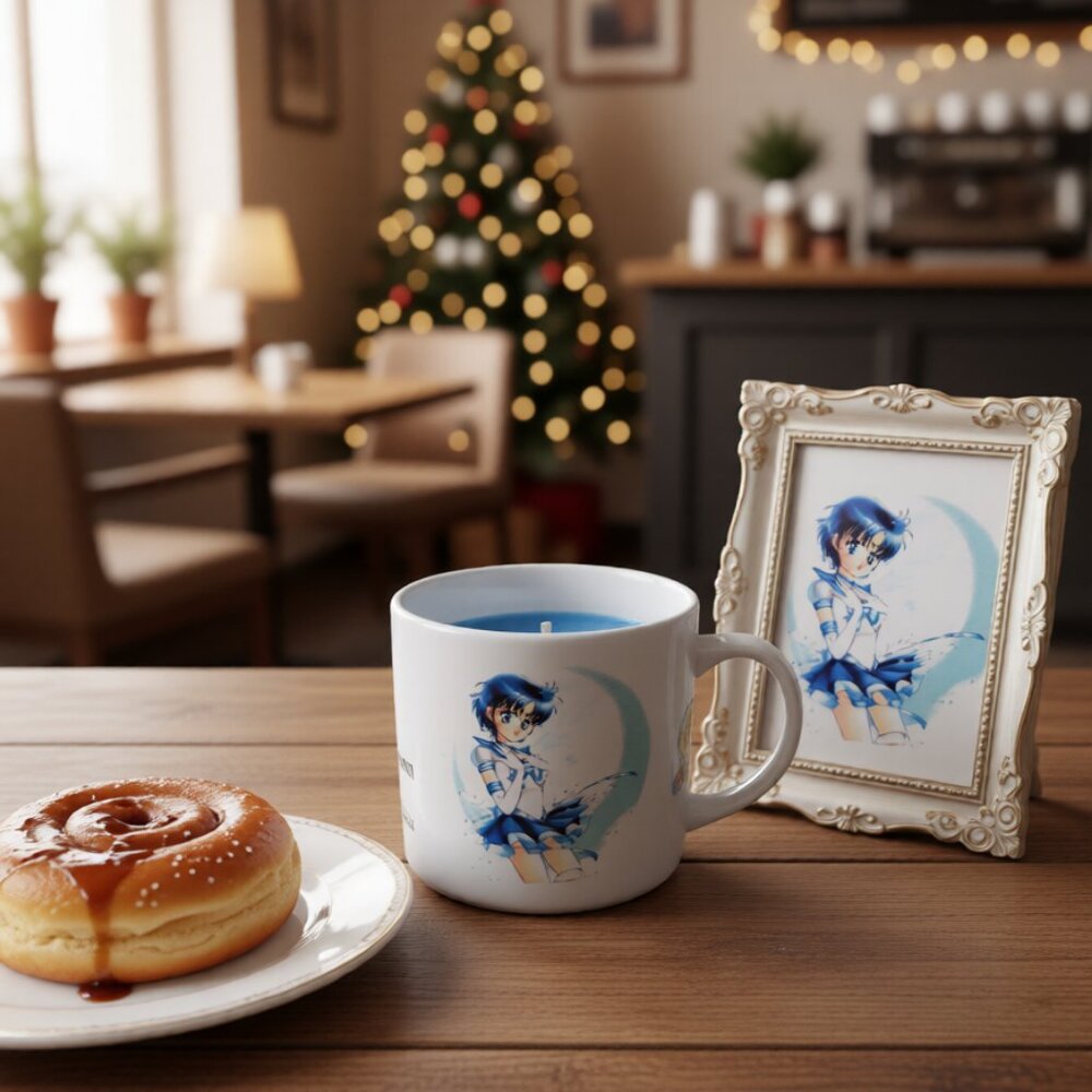 Sailor Mercury – Cinnamon Bun Candle